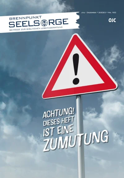 Titelseite des Hoffen 02/2023: Achtung! Dieses Heft ist eine Zumutung